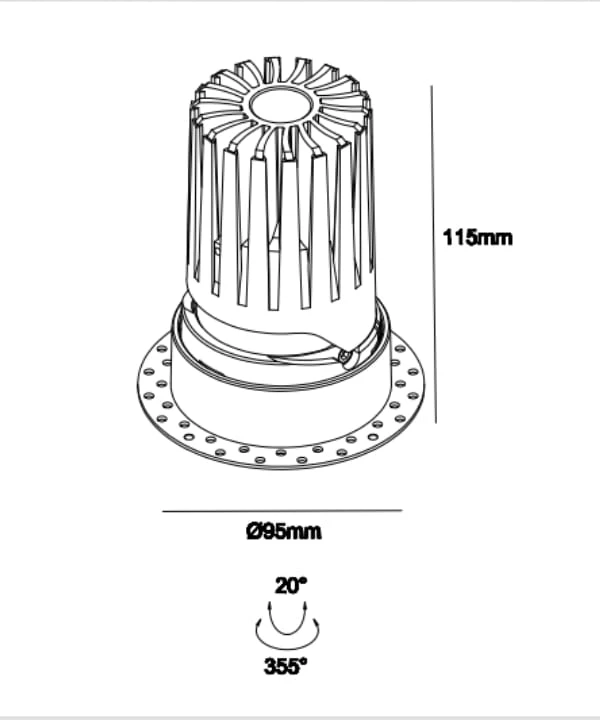 Elliptical Trimless Downlight , Micro-Prismatic Downlight , Warm White Hotel Lighting Supplier | Sincerelux